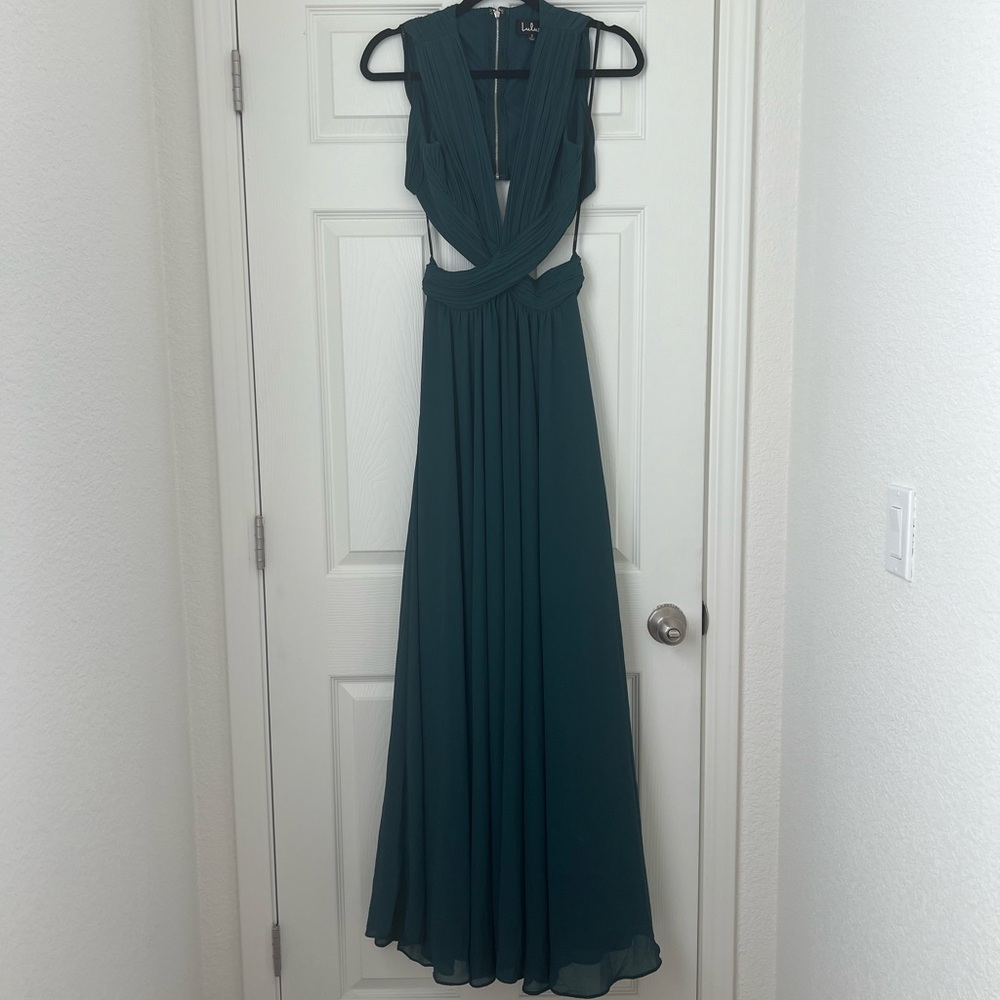 Lulus Green Maxi Dress